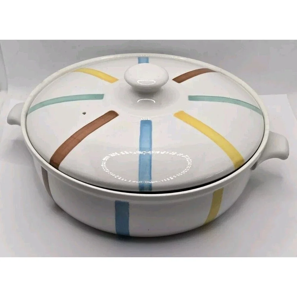 Mid Century Modern de SPHINXPARAFEU Casserole Dish Made in Holland Hand Crafted